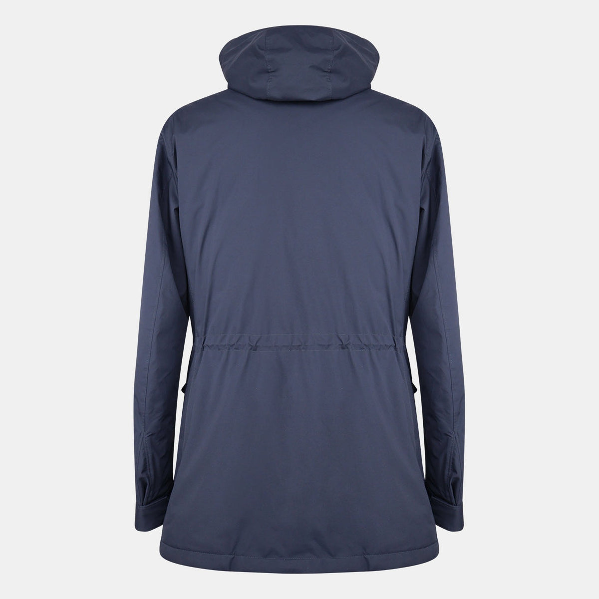 Navy Hooded Castarino Lined Coat