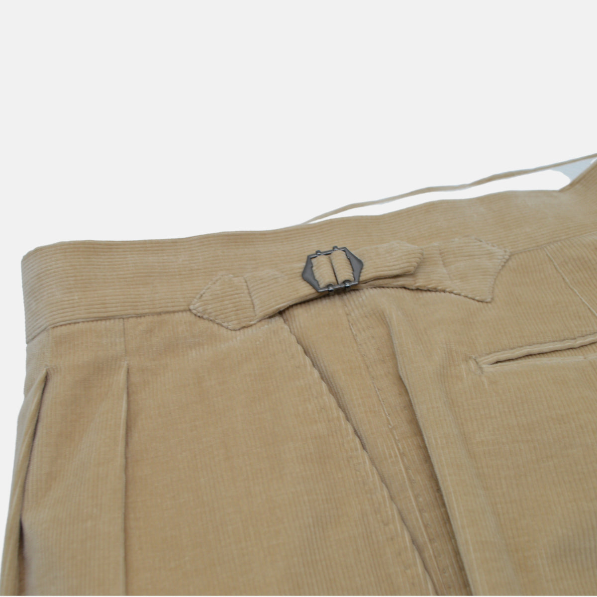 Beige Corduroy Suit made of Cotton (EU 56)