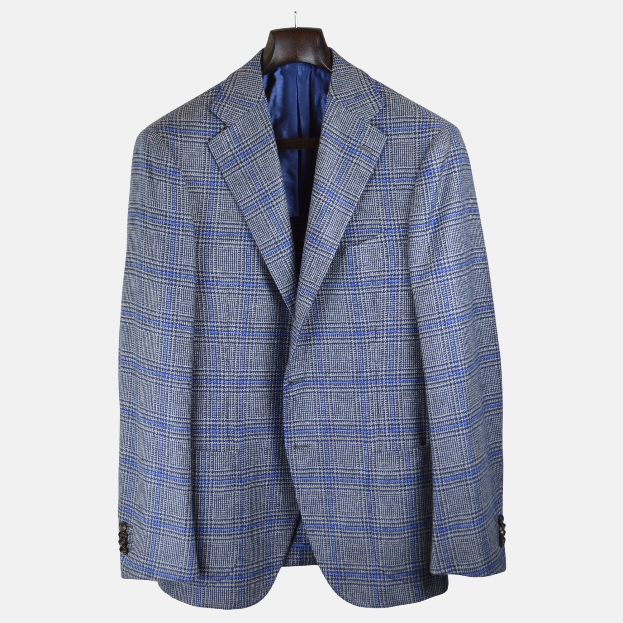 Blue/Grey Blazer made of Cashmere (EU 52)