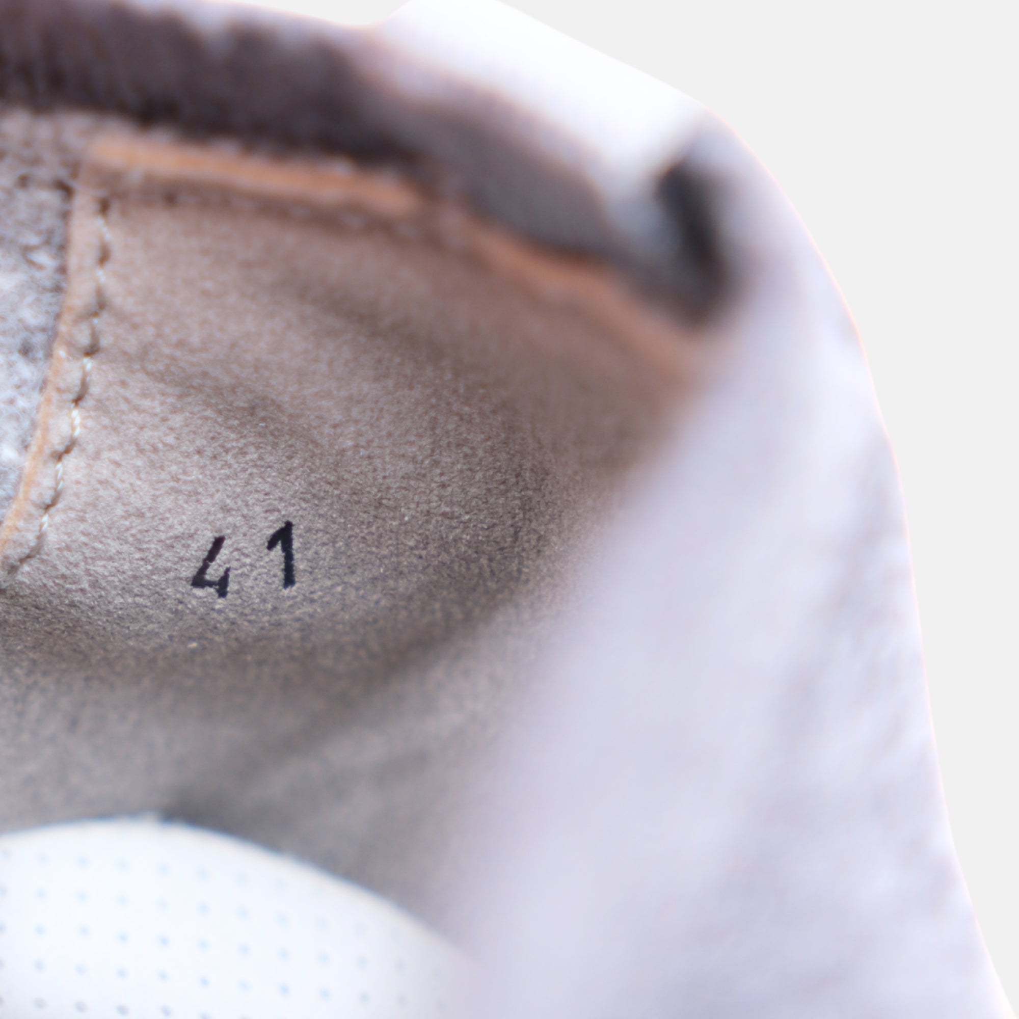 Gray Sneakers made of Stretch Knit/Leather Details (EU 41)