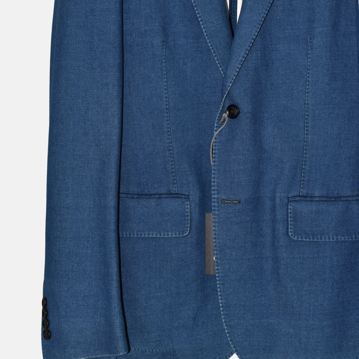 Blue Denim Blazer made of Cotton (EU 50)