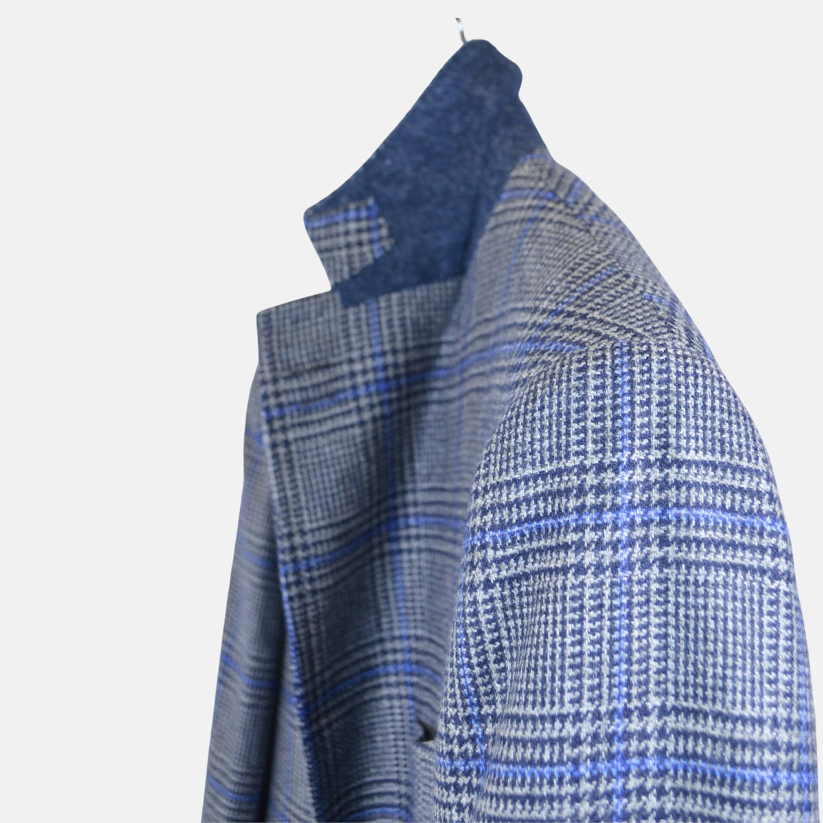 Blue/Grey Blazer made of Cashmere (EU 52)