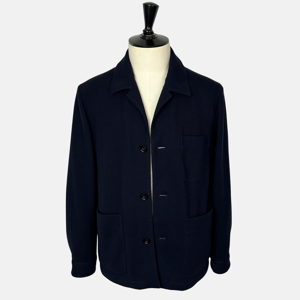 Navy Jacket made of Wool/Cotton (EU 50)