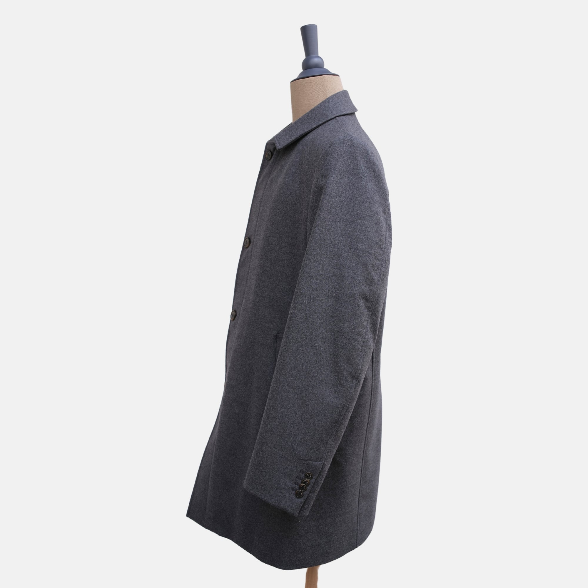 Blue/Grey Coat made of Wool