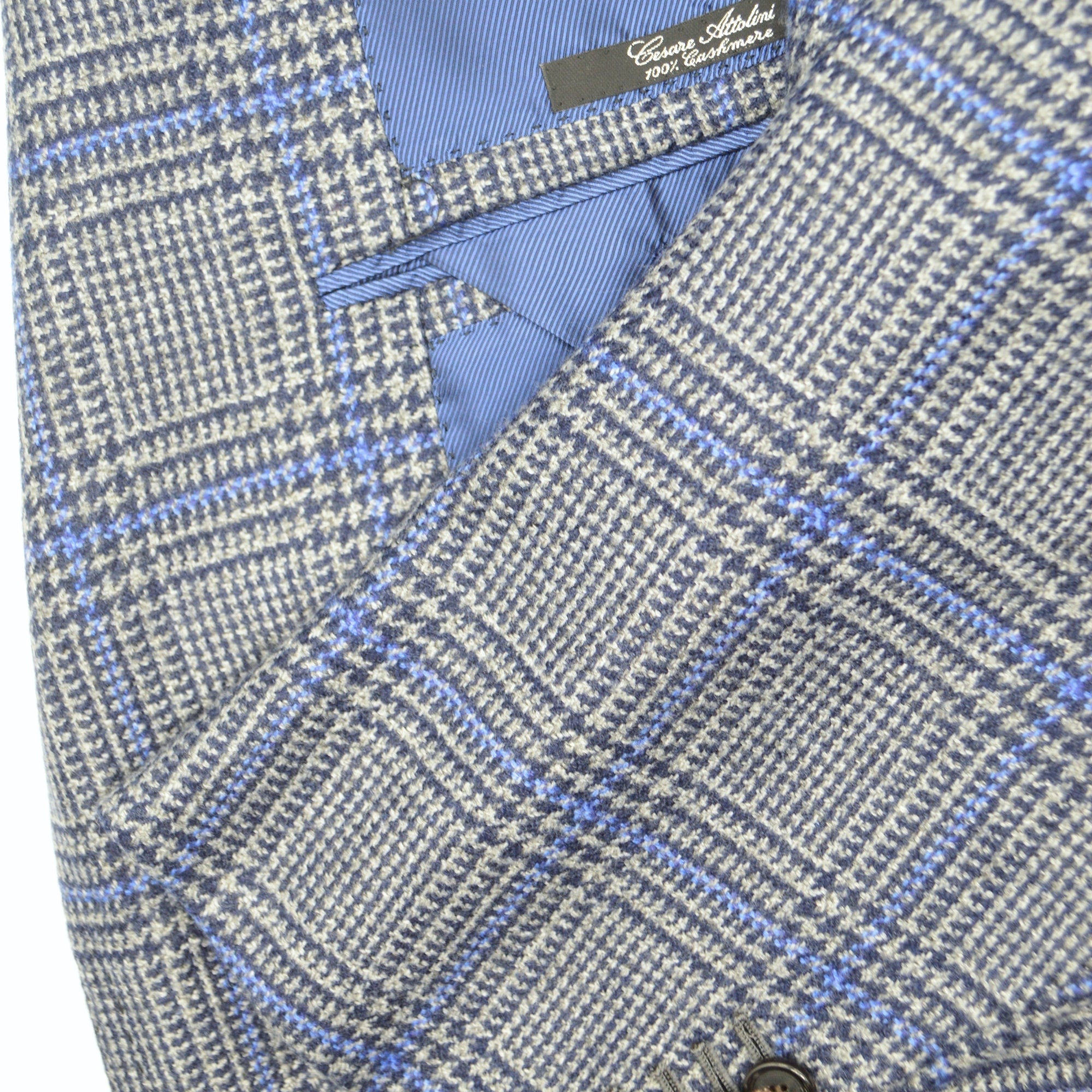 Blue/Grey Blazer made of Cashmere (EU 52)