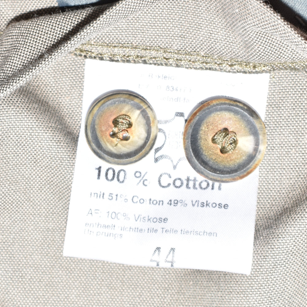 Brown Jacket made of Cotton/Viscose with Suede Details (EU 44)