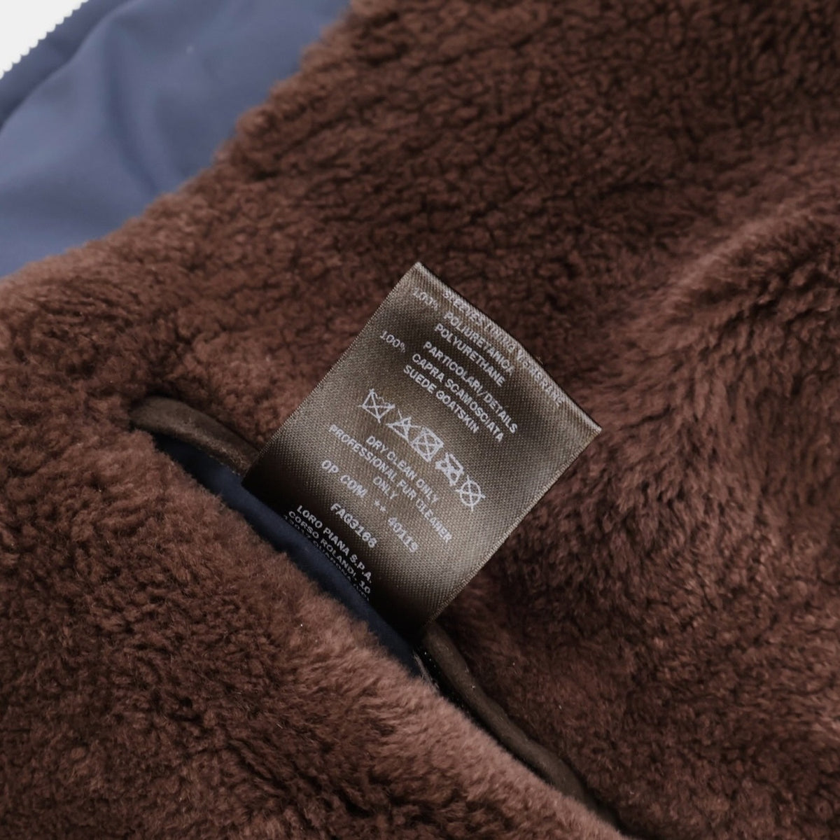 Navy Hooded Castarino Lined Coat