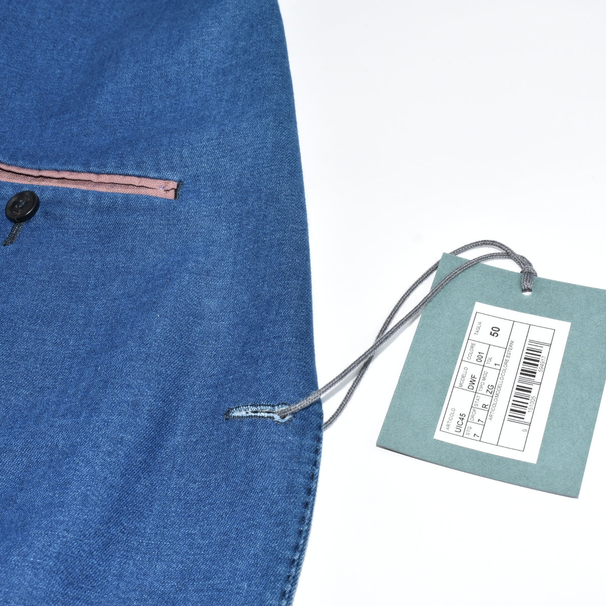 Blue Denim Blazer made of Cotton (EU 50)