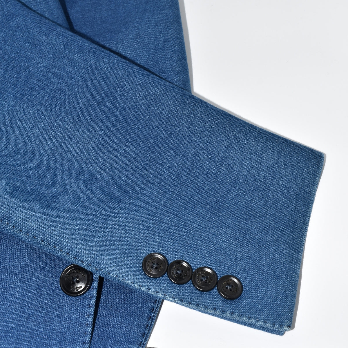 Blue Denim Blazer made of Cotton (EU 50)