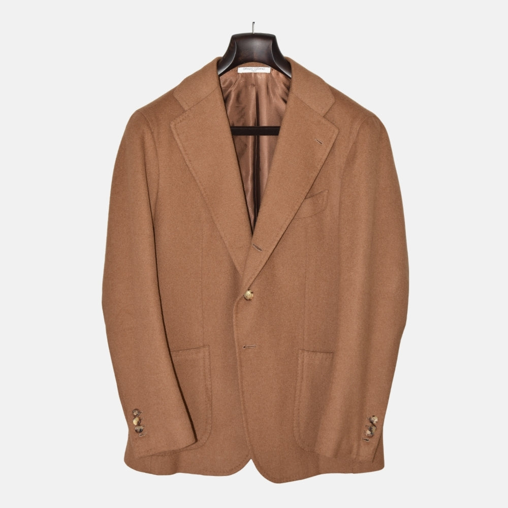 Brown Cashmere/Silk Blazer (EU 46)