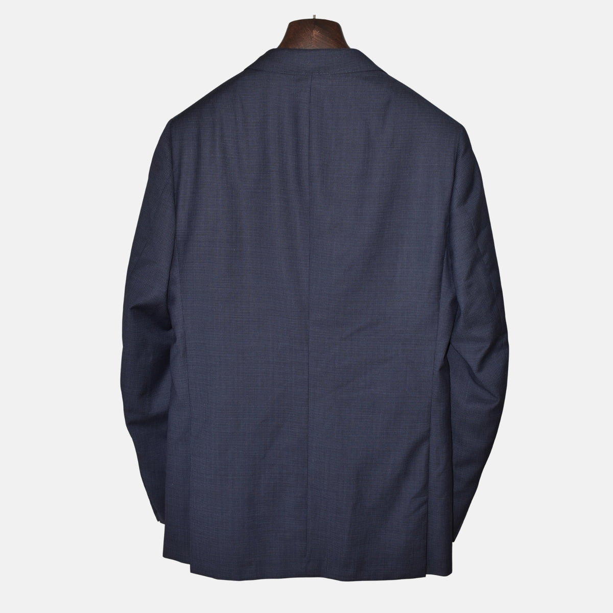 Marineblauer Blazer aus Wolle (120er) (EU 52)