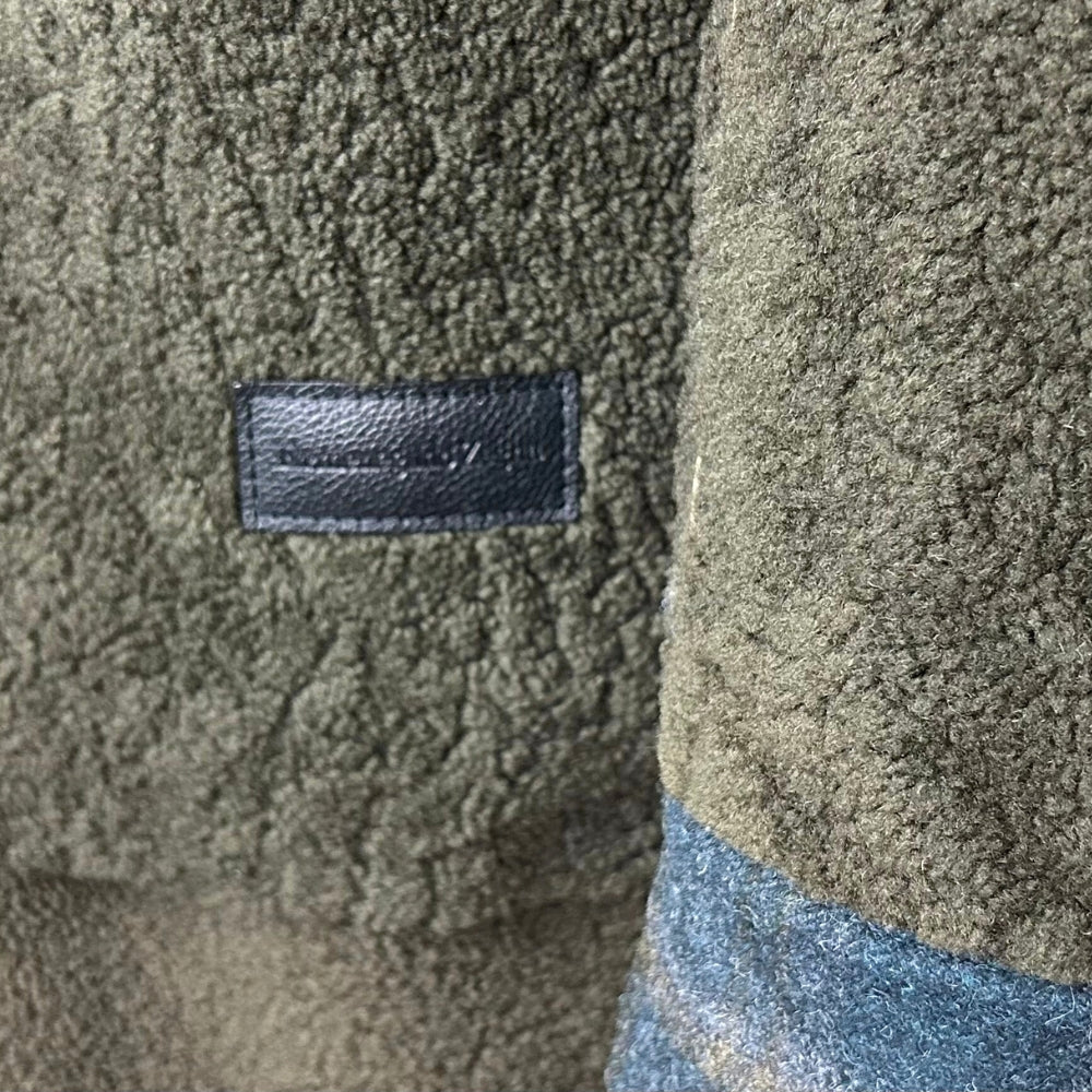 Multi-Coloured Shearling Parka made of Wool (EU 48)