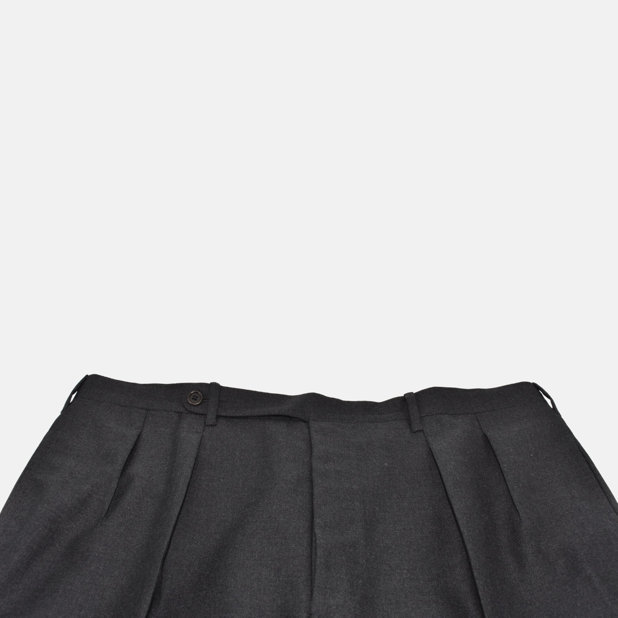 Charcoal Double Breasted Suit made of Wool (EU 52L)