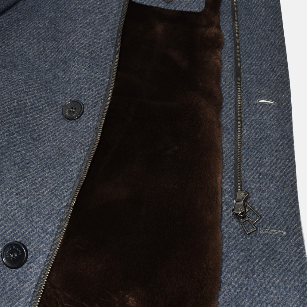 Blue Roadster Nutria Gefütterte Kaschmirjacke (M)