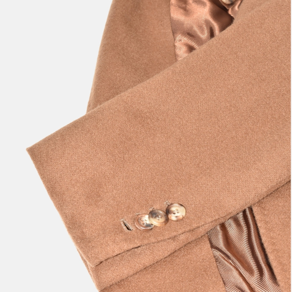 Brown Cashmere/Silk Blazer (EU 46)