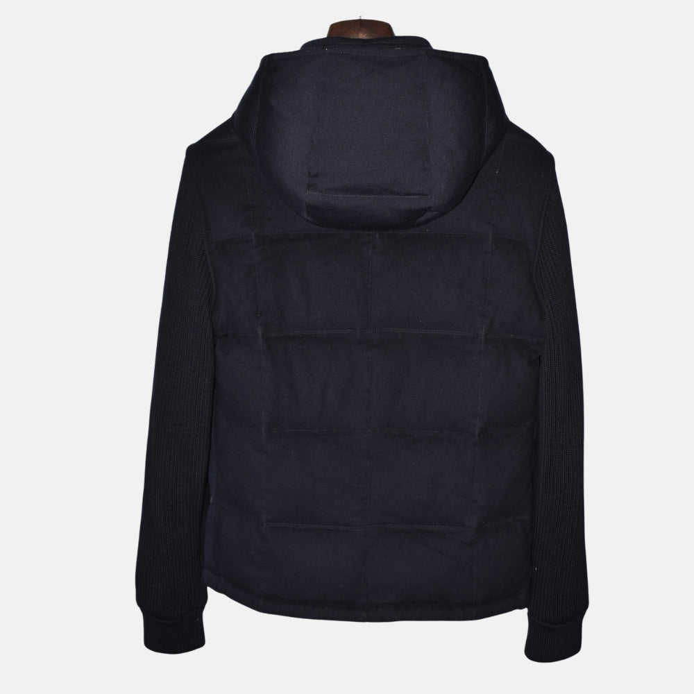Marineblaue Jacke aus 14 Mil 14 Wolle (EU 52)