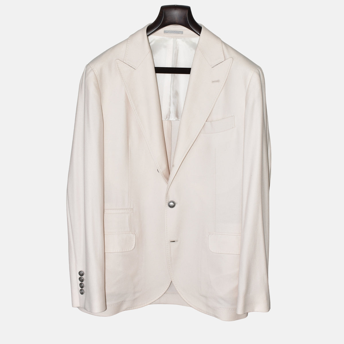 Cream Blazer made of Wool/Silk/Cashmere (EU 50)