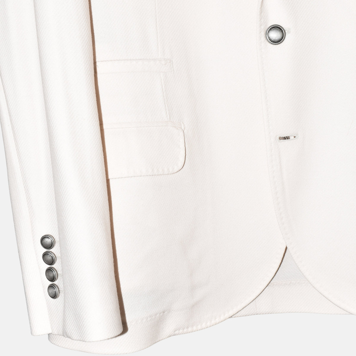 Cream Blazer made of Wool/Silk/Cashmere (EU 50)