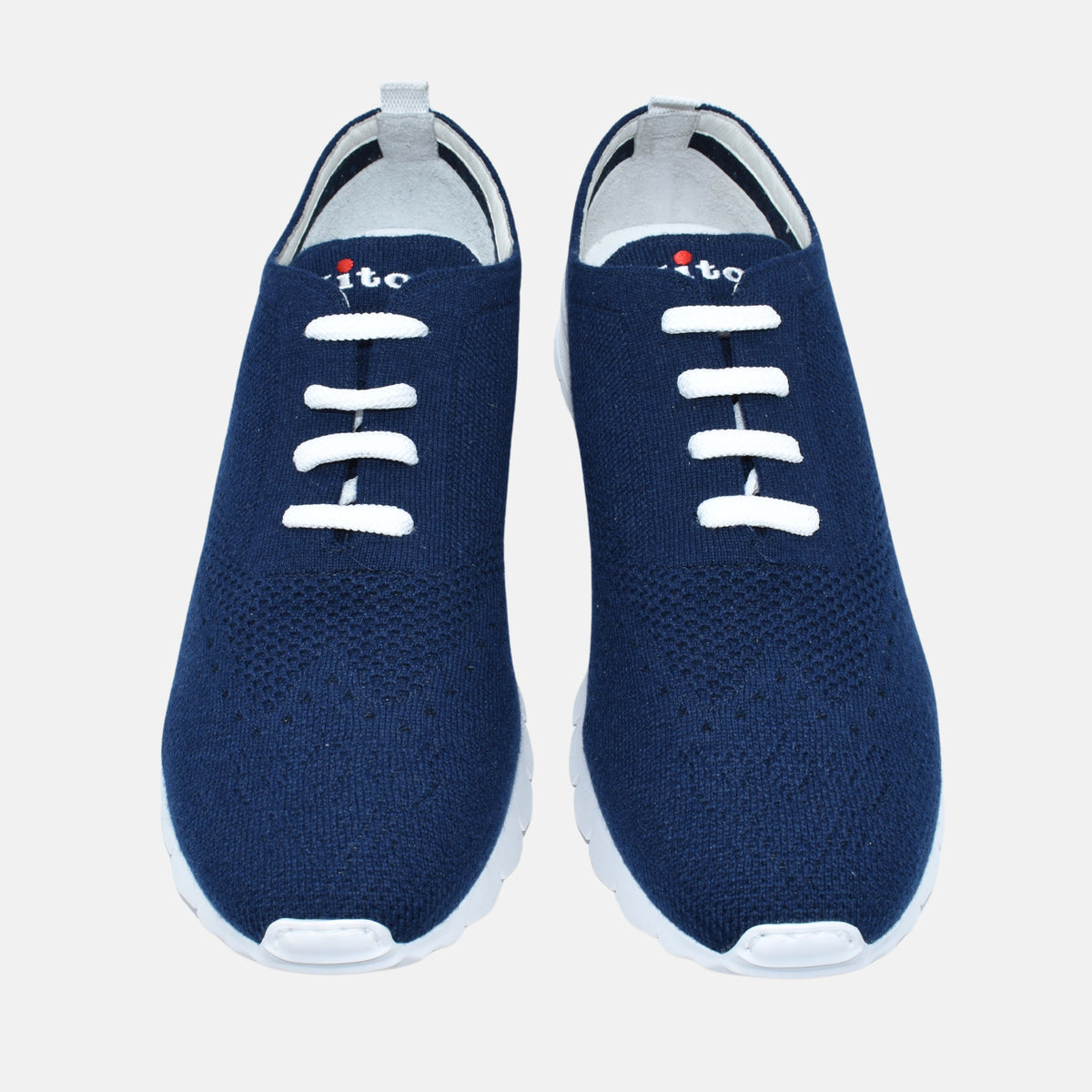 Navy Knitted Sneakers made of Cotton (EU 42, EU 44, EU 46)