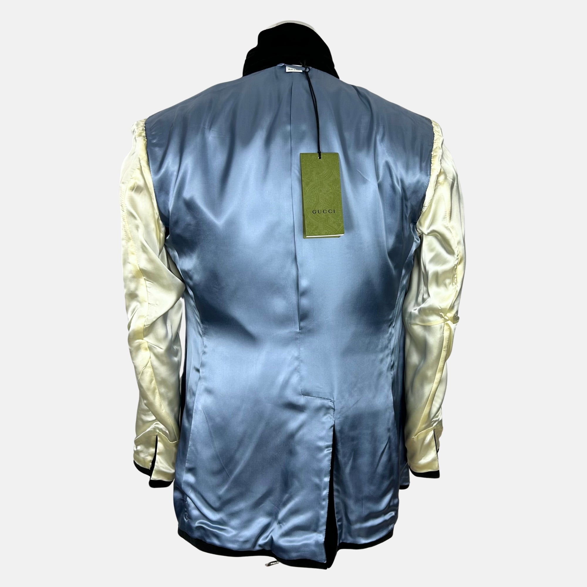 Black Velvet Blazer made of Cotton (EU 46, EU 48)