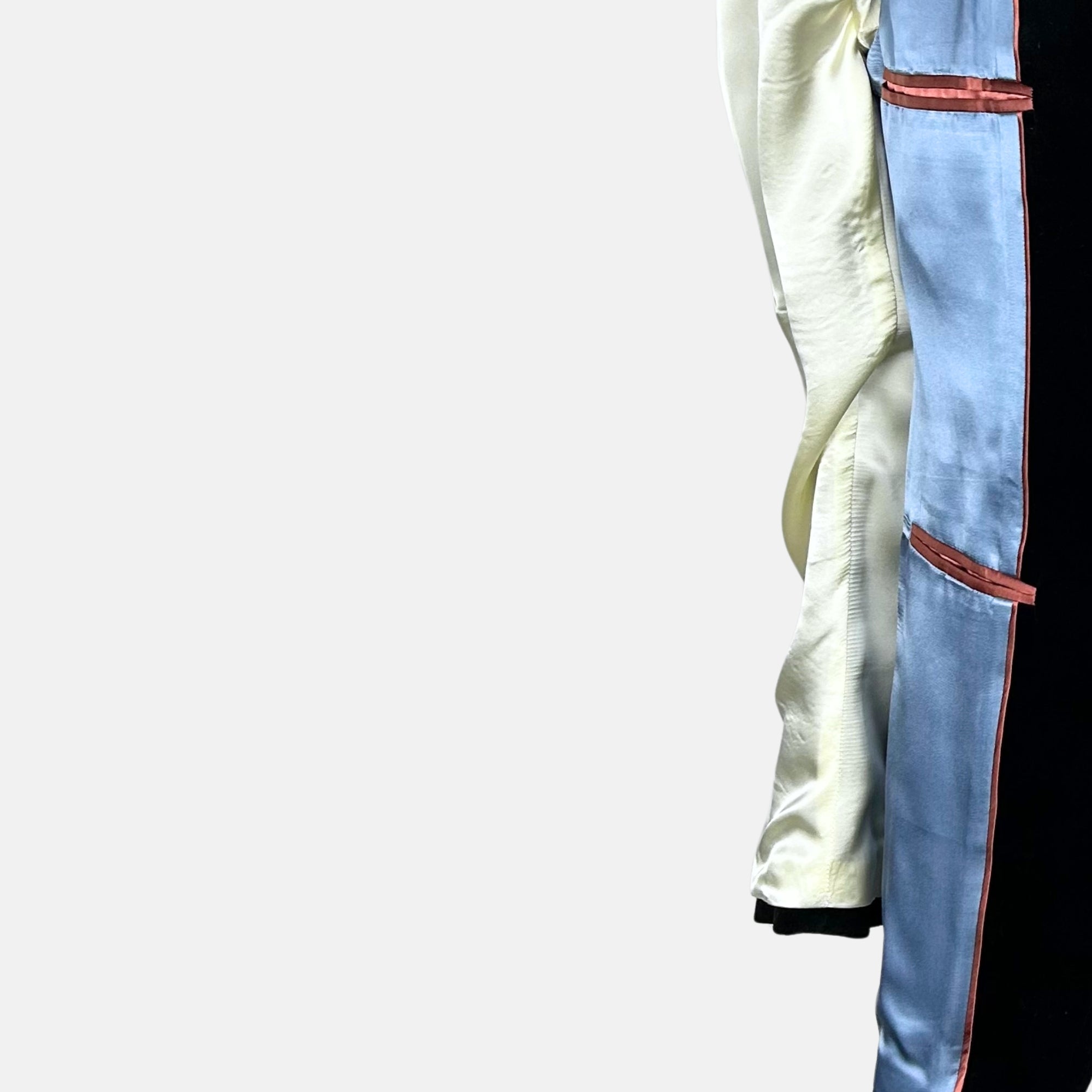 Black Velvet Blazer made of Cotton (EU 46, EU 48)