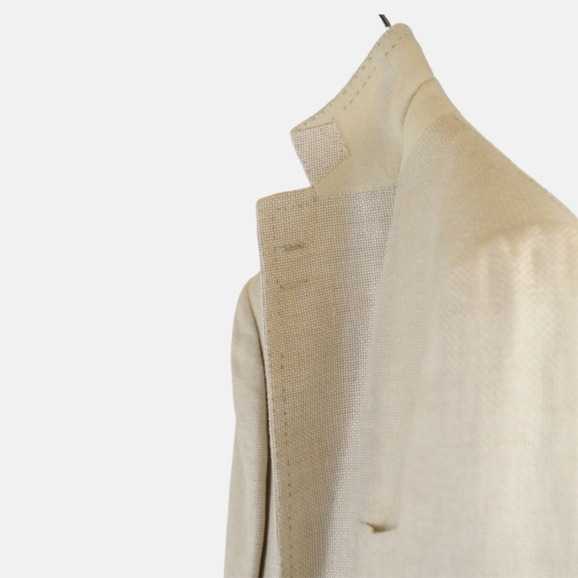 Cream Blazer made of Hamp/Wool (EU 52)