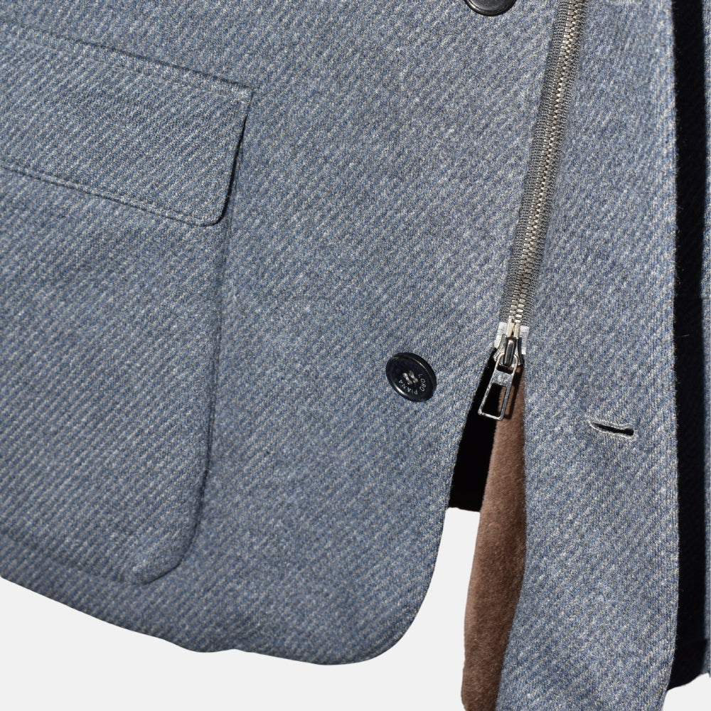 Blue Roadster Nutria Gefütterte Kaschmirjacke (M)