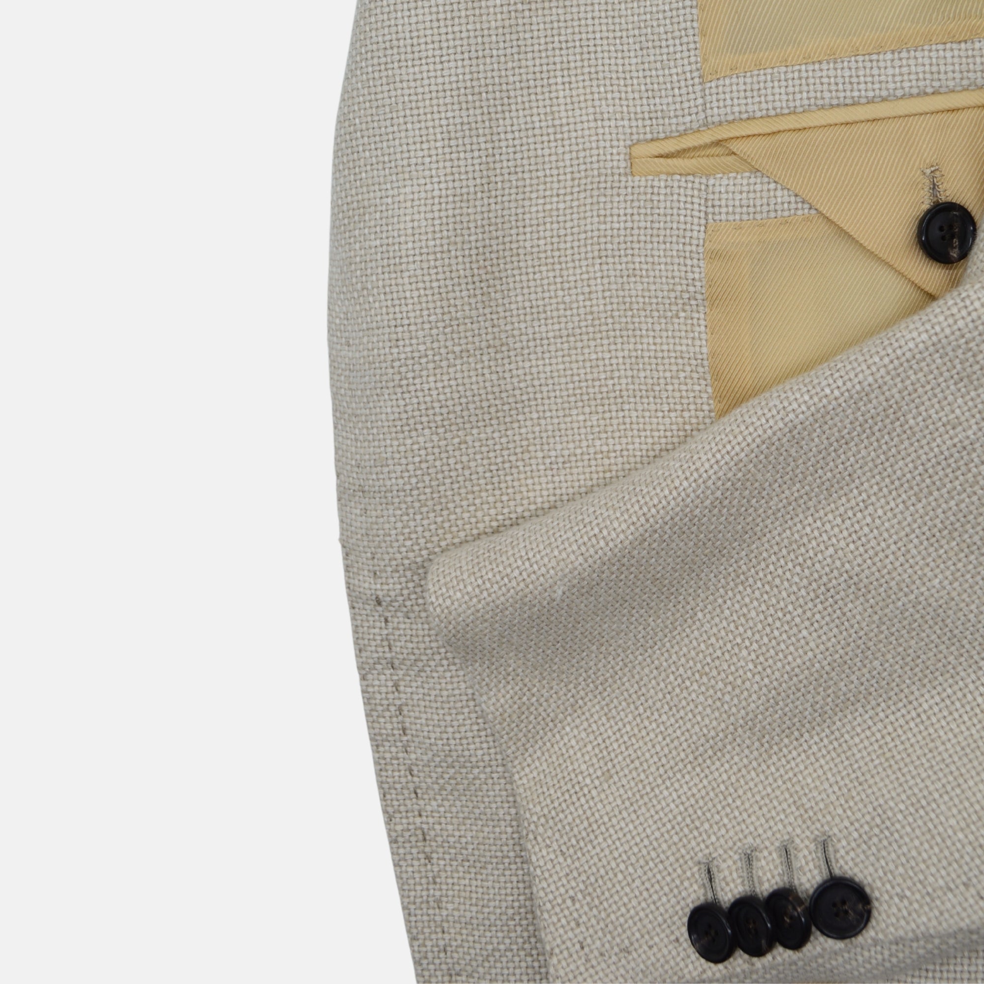 Cream Blazer made of Hamp/Wool (EU 52)