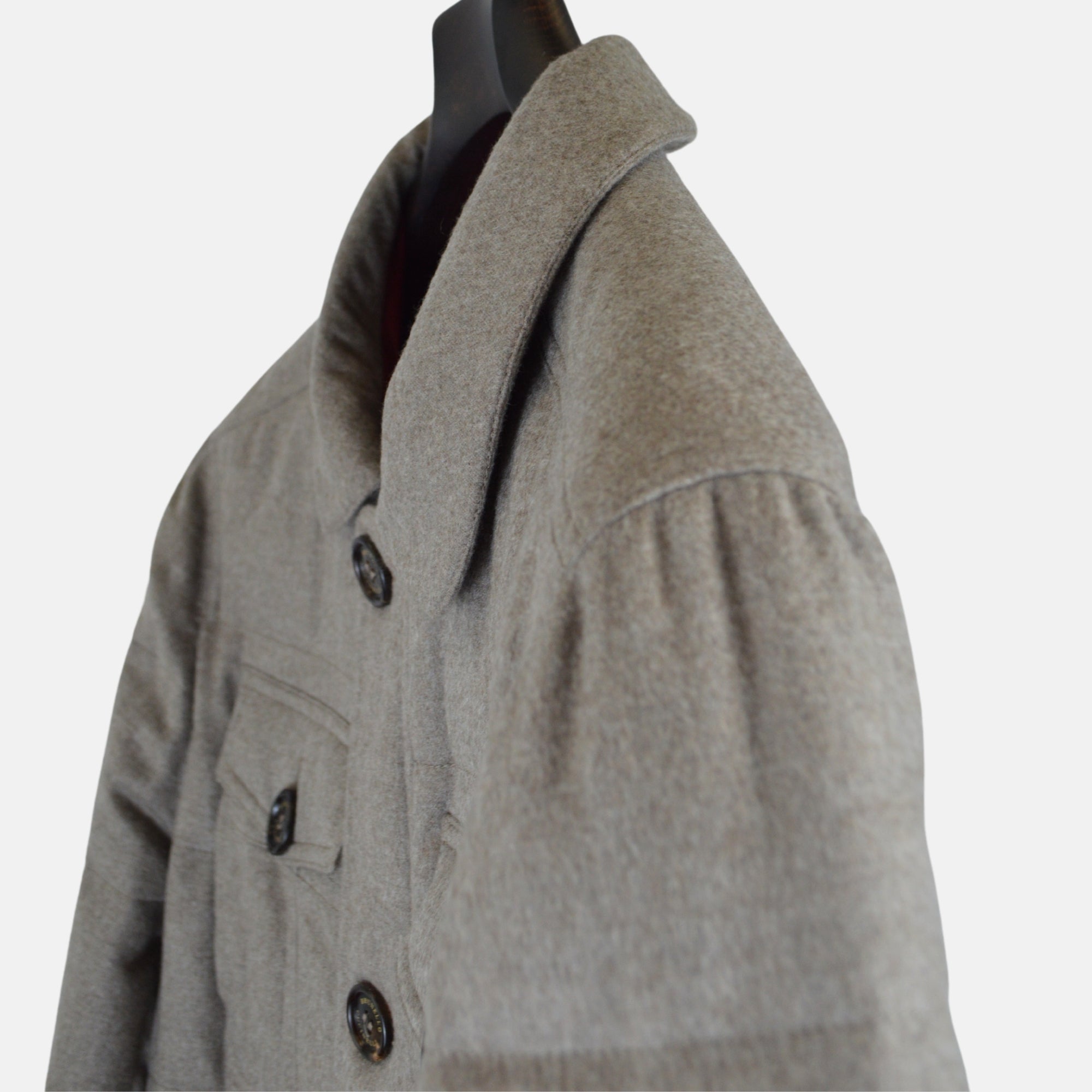 Taupe/Grey Jacket made of Cashmere (M)
