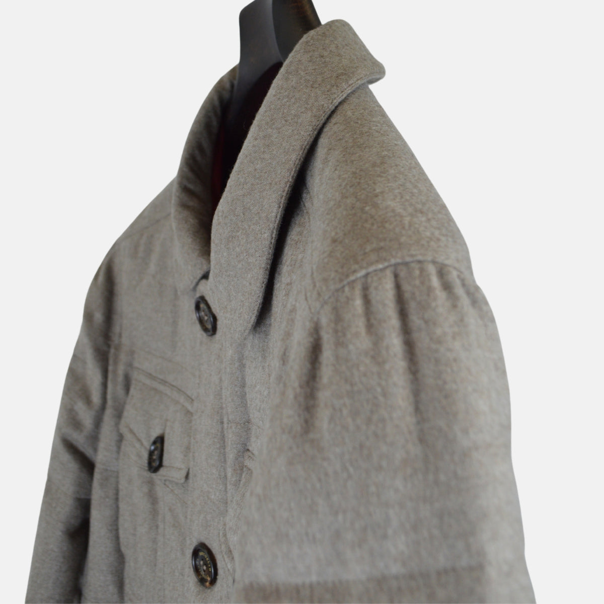 Taupe/Grey Jacket made of Cashmere (M)