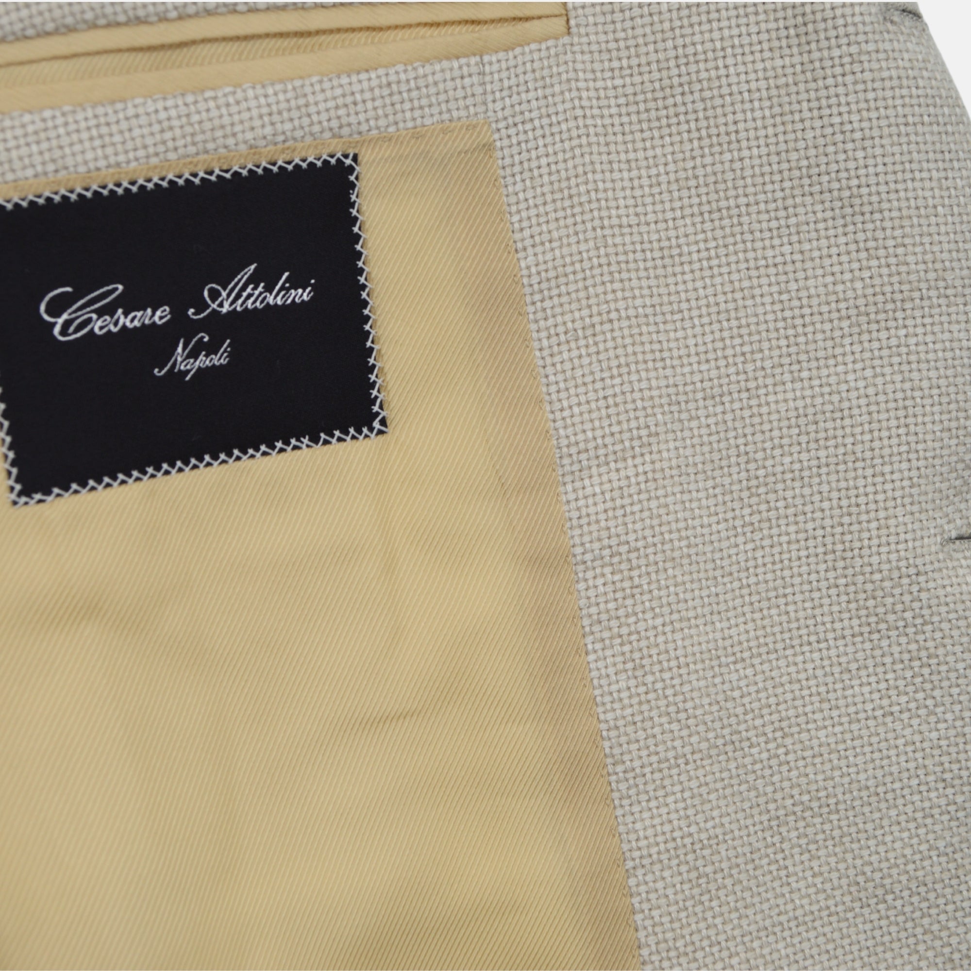 Cream Blazer made of Hamp/Wool (EU 52)