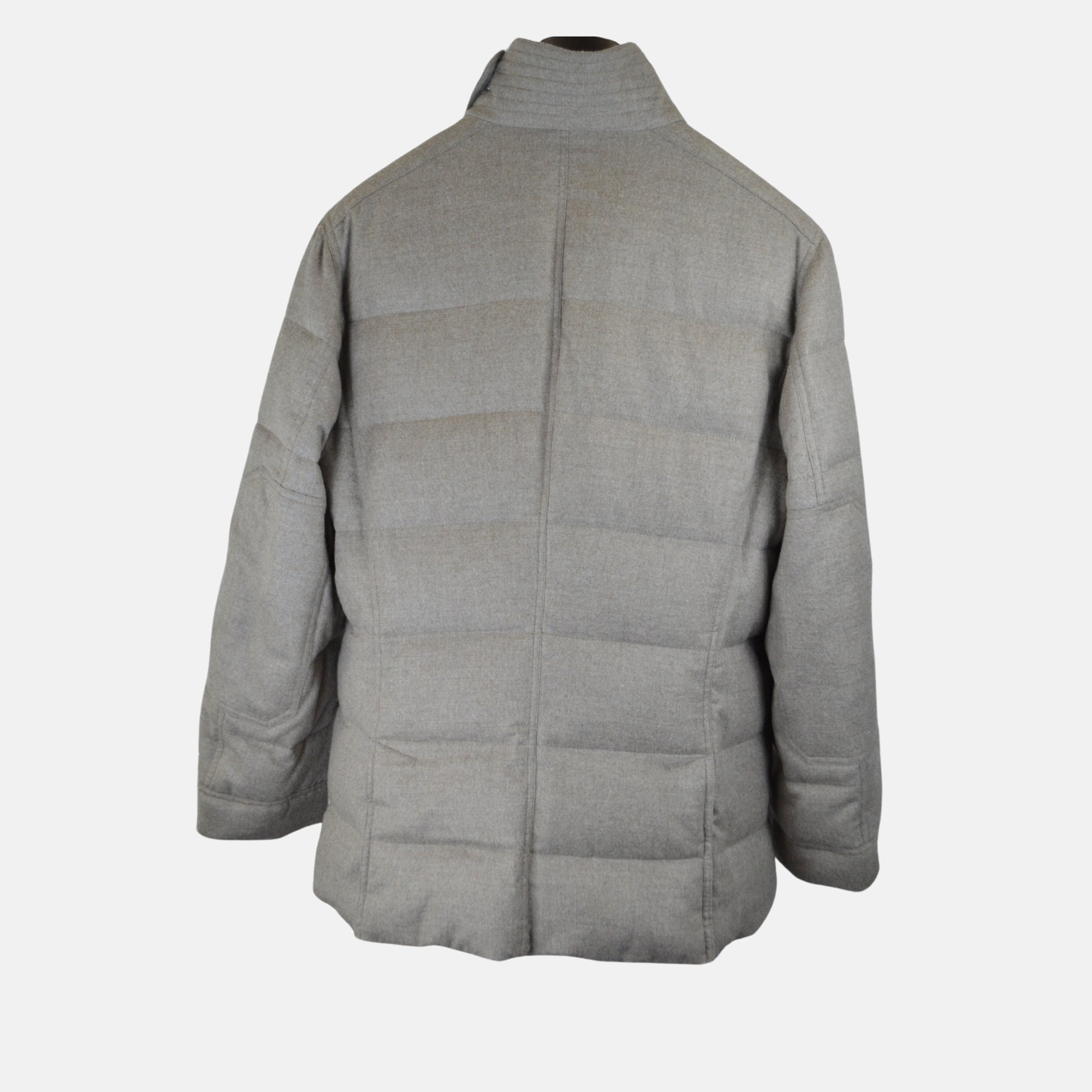 Taupe/Grey Jacket made of Cashmere (M)