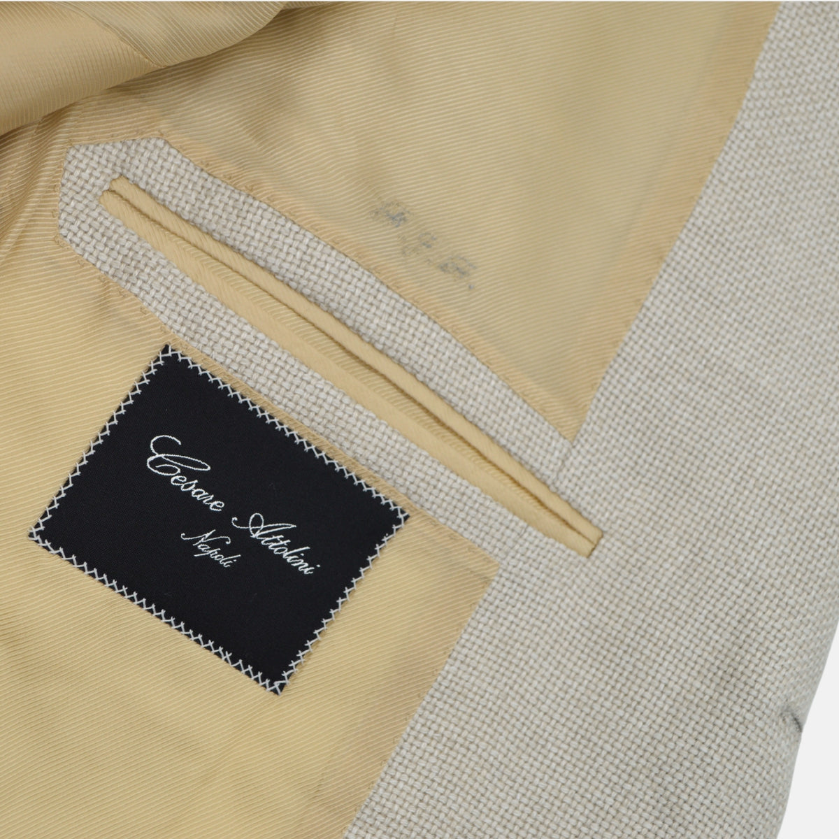 Cream Blazer made of Hamp/Wool (EU 52)