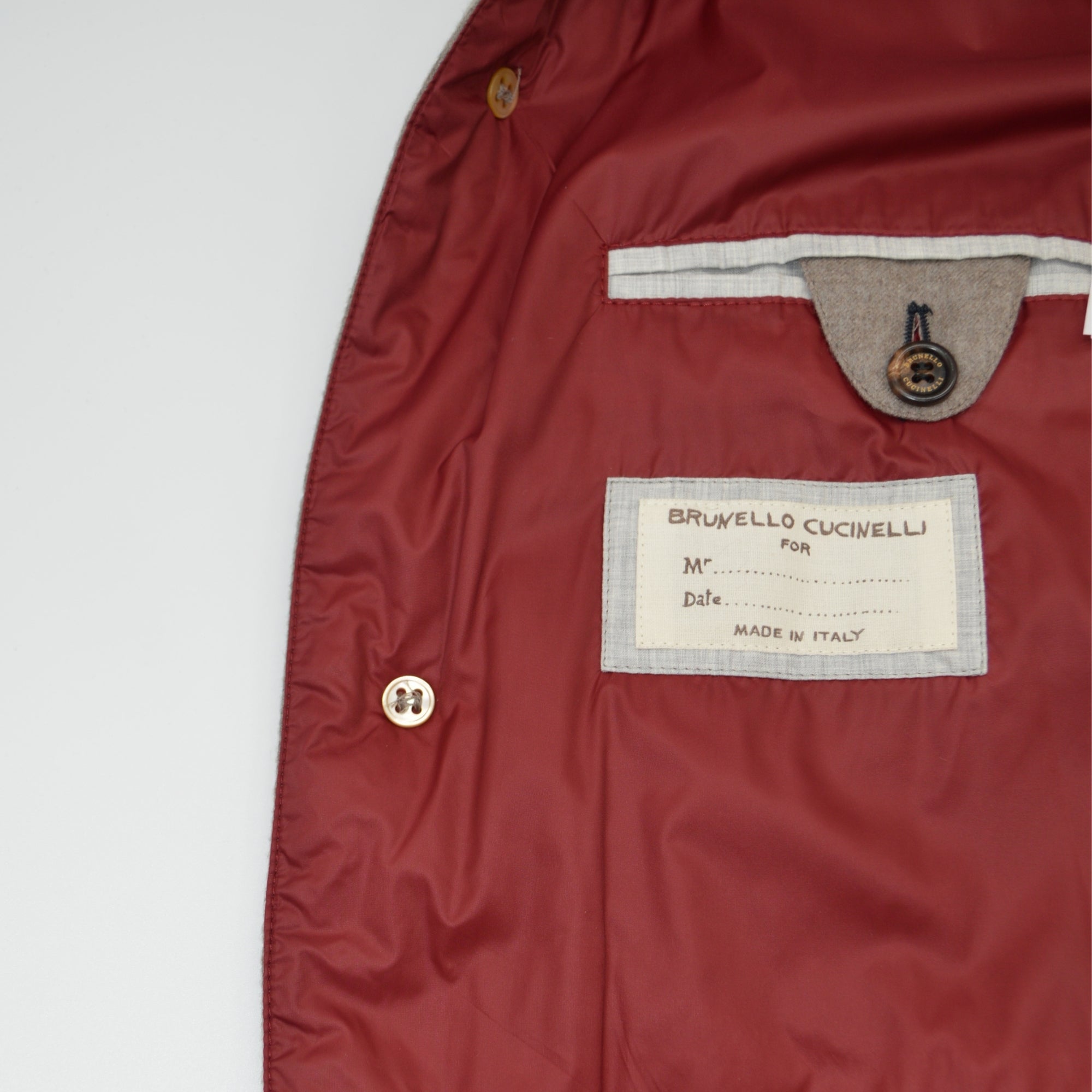 Taupe/Grey Jacket made of Cashmere (M)