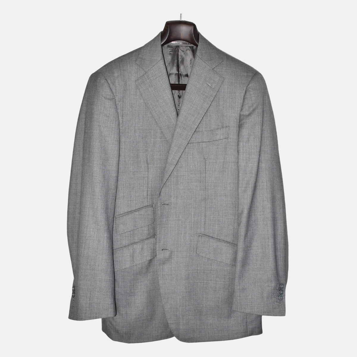 Gray Suit made of Wool (EU 50)