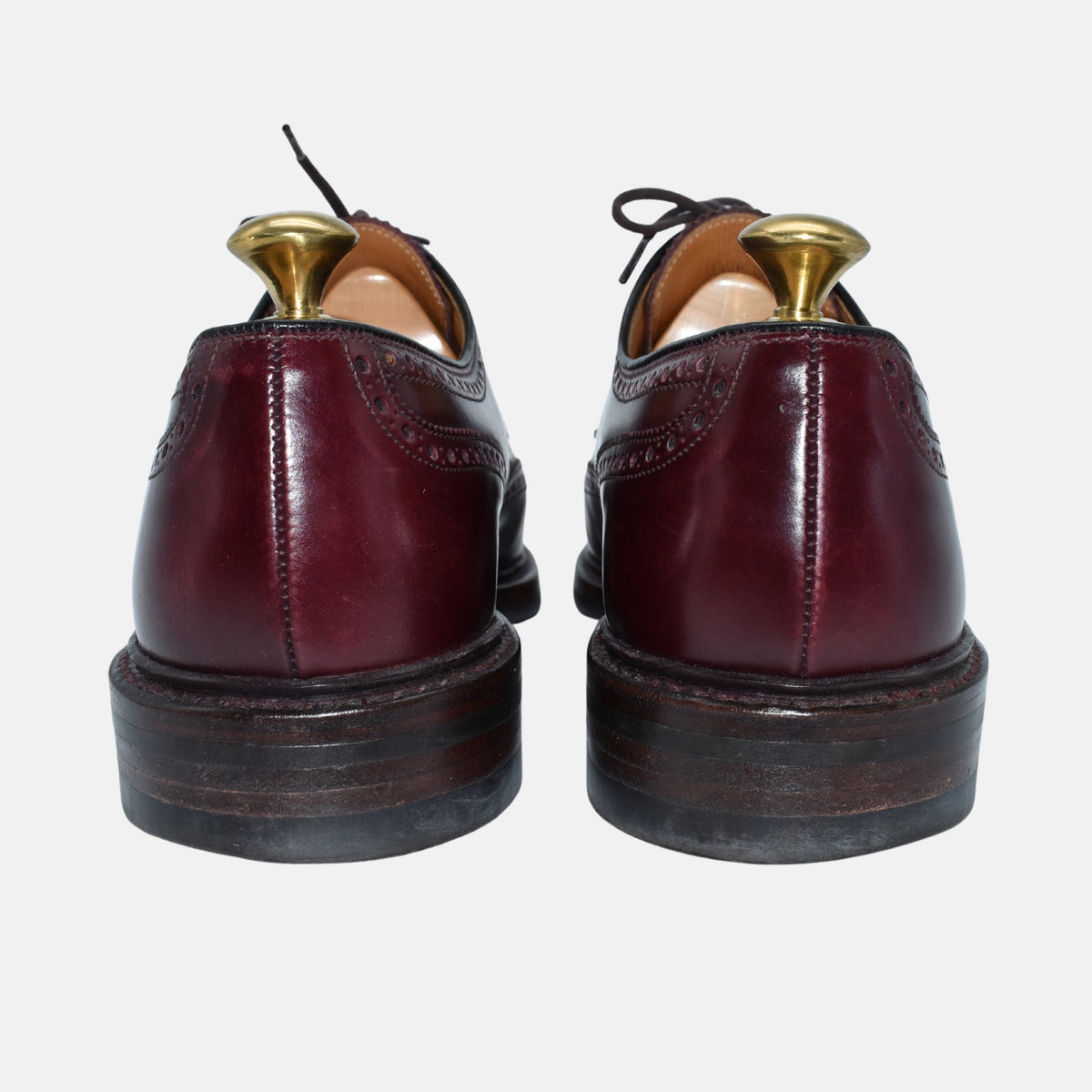 Bordeaux Budapester Shoes made of Leather (EU 42,5)