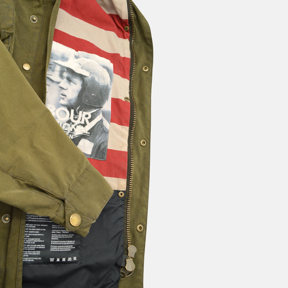 Military Parker made of 100% Waxed Cotton (EU 48)