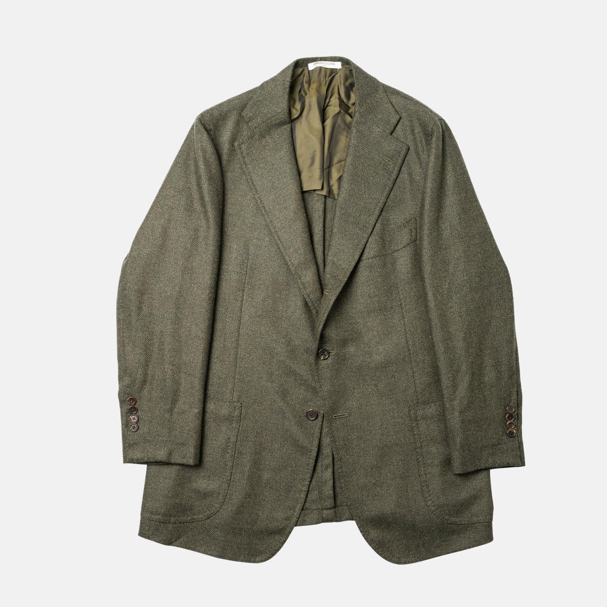 Olive Green Blazer made of Wool/Silk (EU 54)