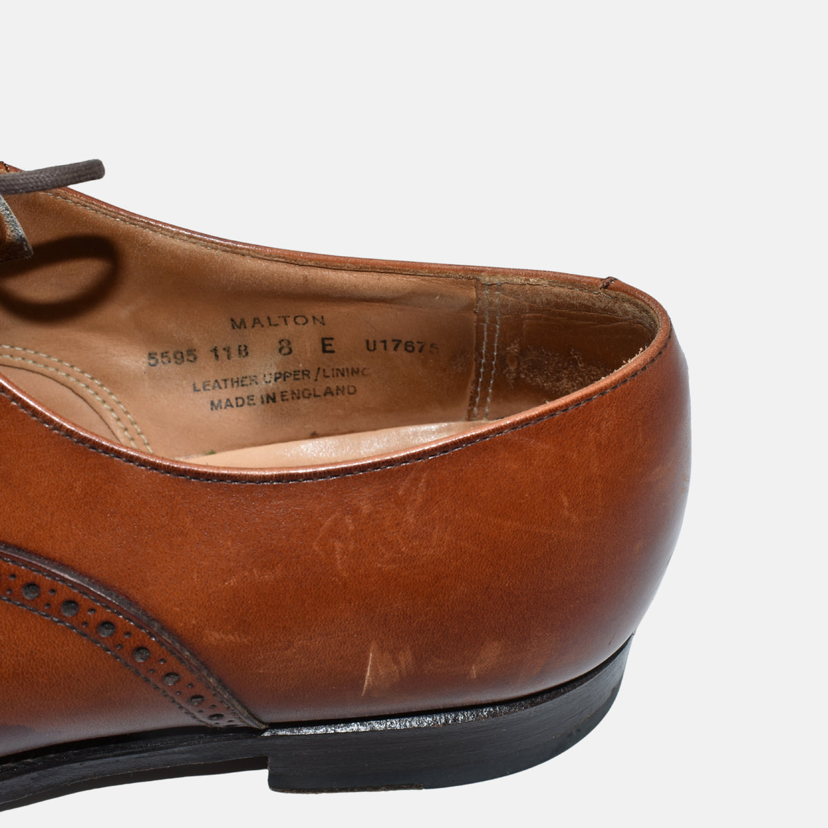 Cognac Shoes made of Leather (EU 42)