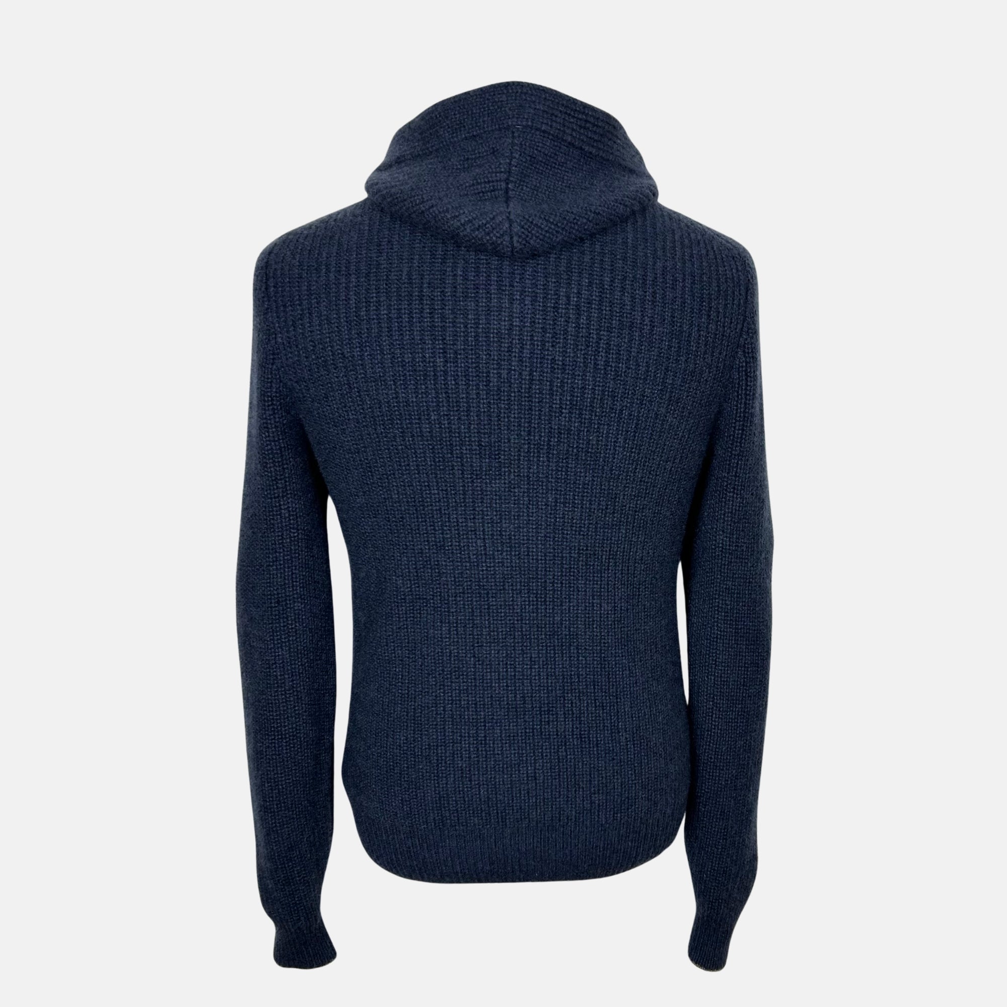 Blue Hoodie made of Cashmere (EU 46)