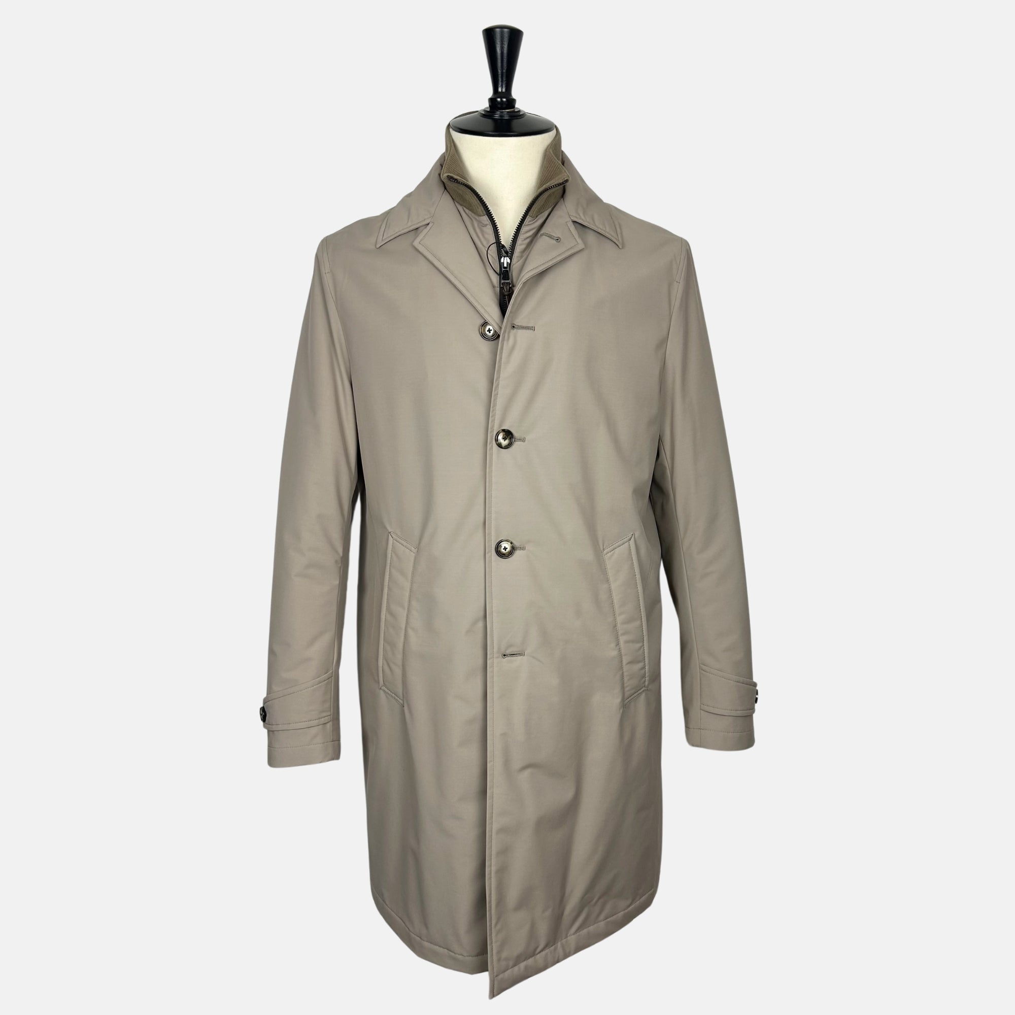 Greige Coat made of Virgin Wool/Nylon (EU 50)