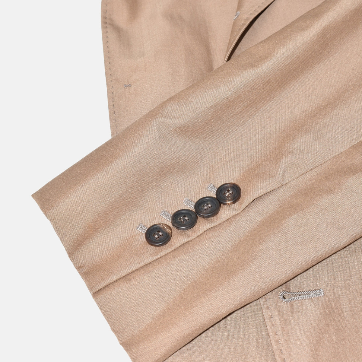 Beige Blazer Cotton/Wool/Silk (EU 50)