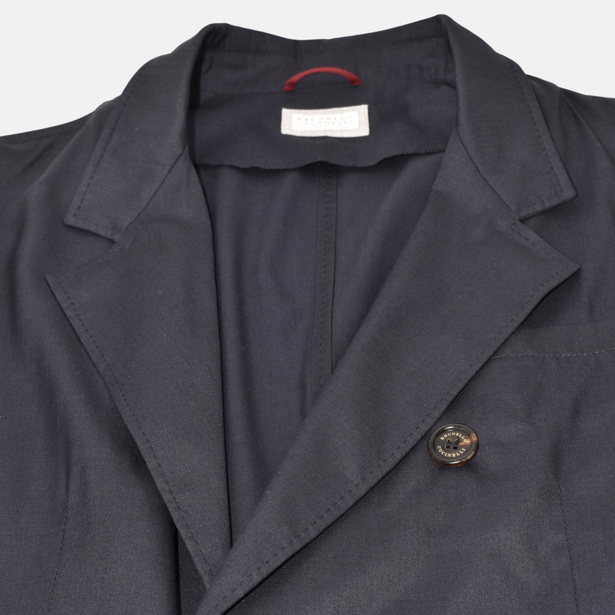 Dark Navy Peacoat made of Wool/Silk (M)