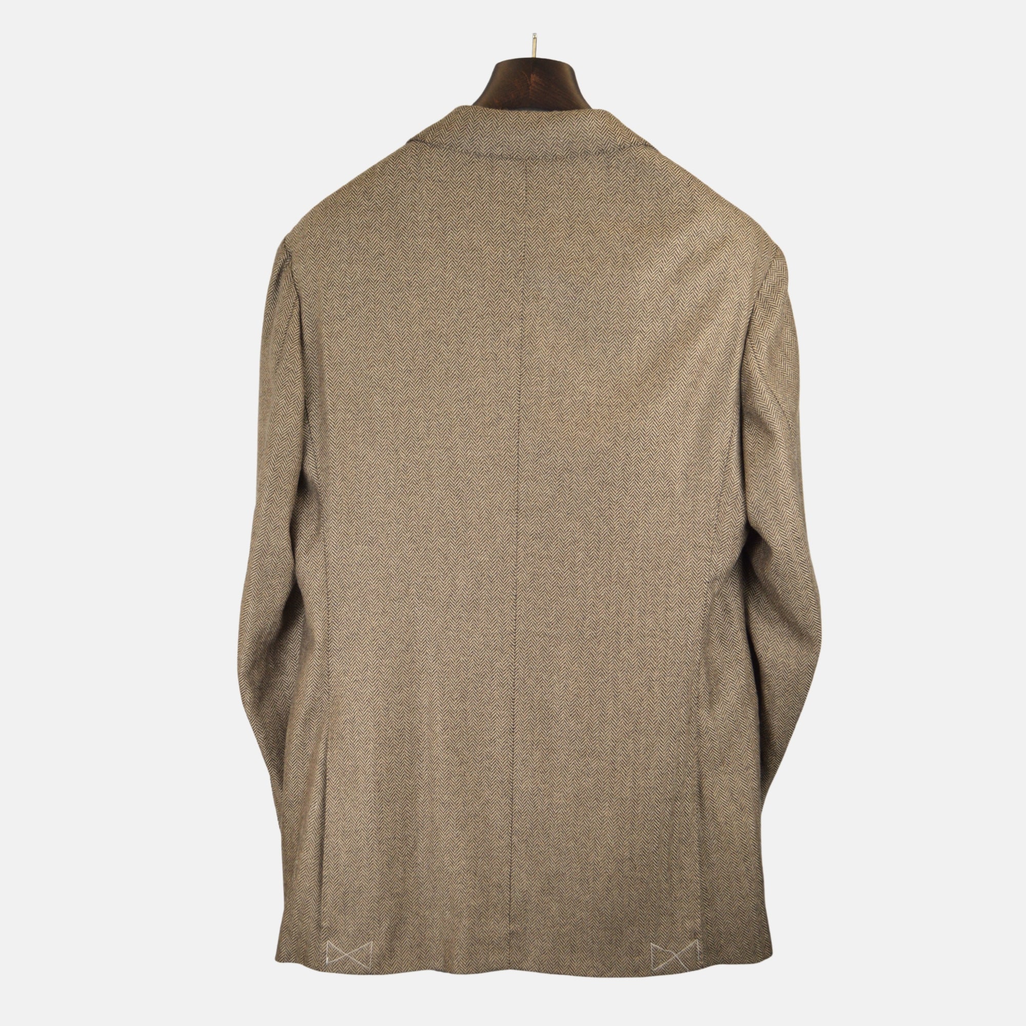 Brown Herringbone Blazer made of Cashmere (EU 50)