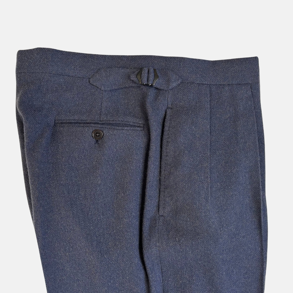 Blue Suit handmade of Camel Hair (EU 46)