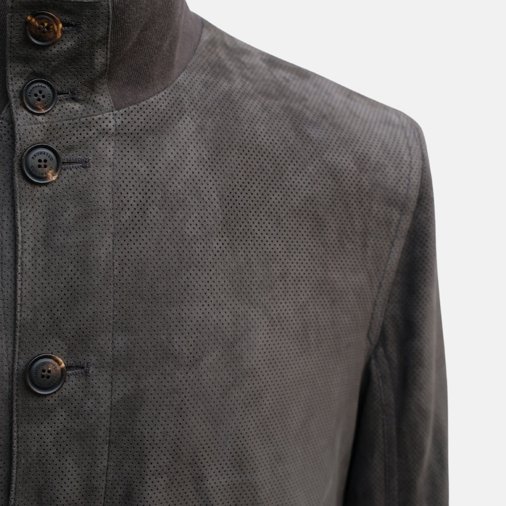 Khaki Suede Blouson (S)