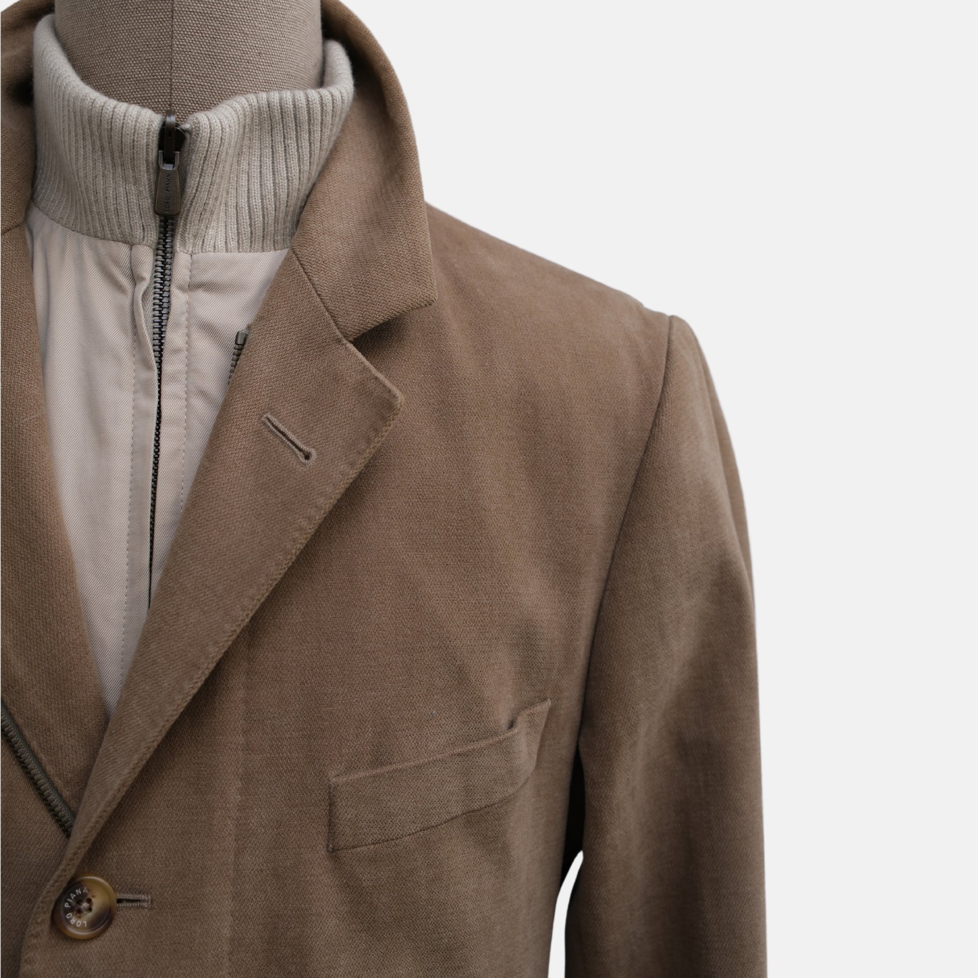 Brown Coat made of Cotton (EU 48)