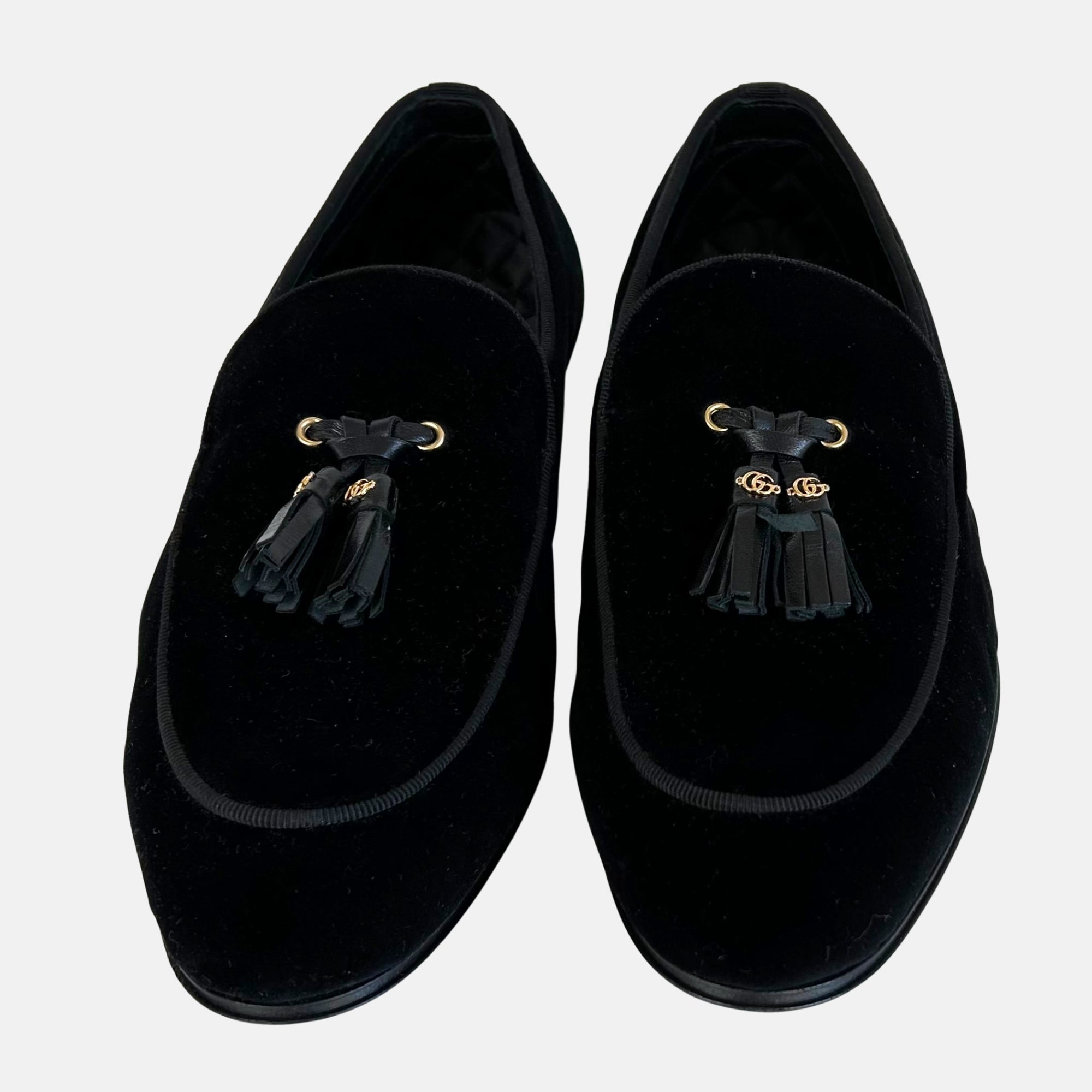 Black Tassel Loafer made of Velvet (EU 41)