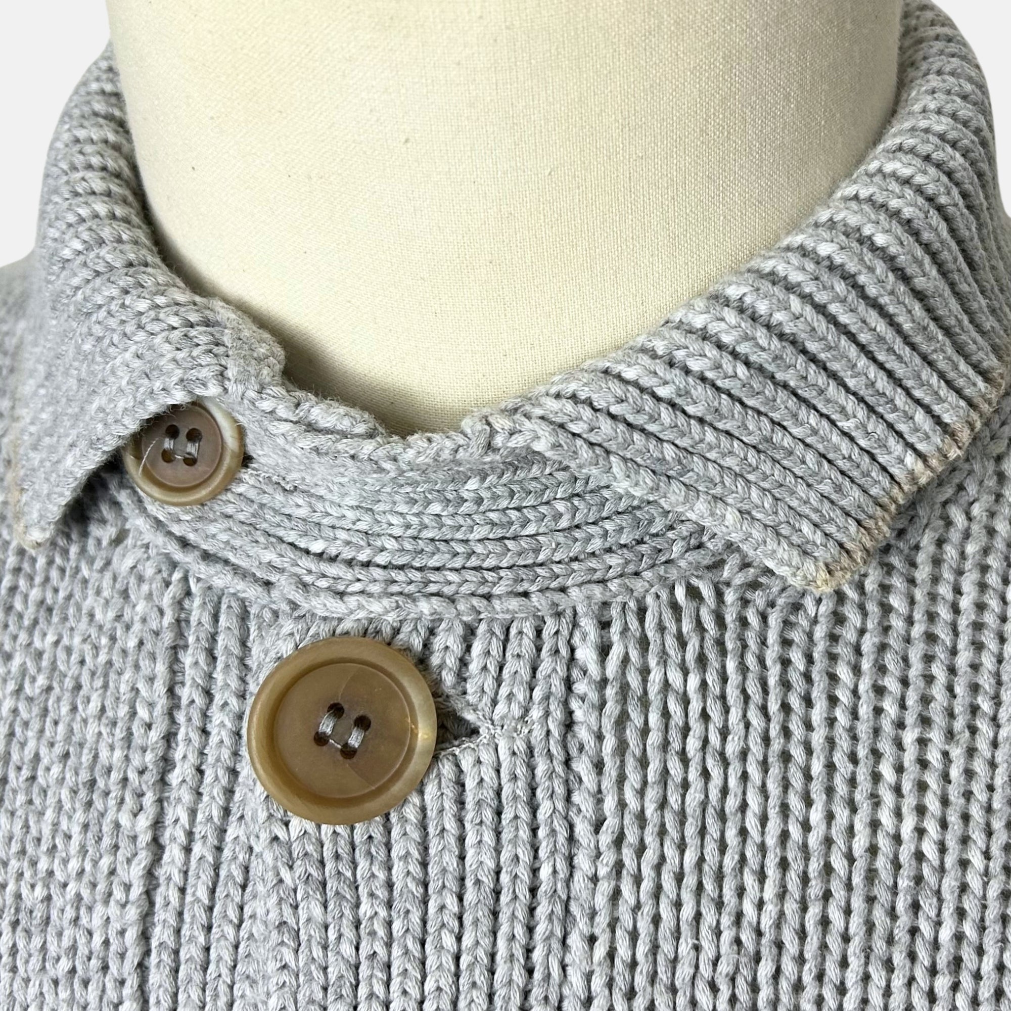 Grey Cardigan made of Cotton (EU 48)