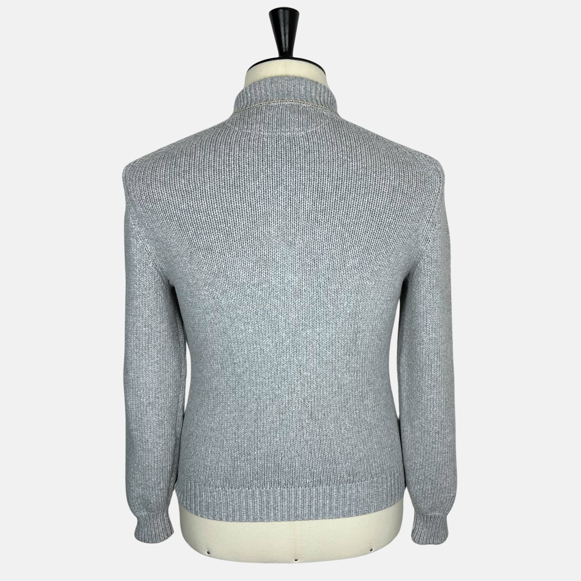 Grey Cardigan made of Cotton (EU 48)
